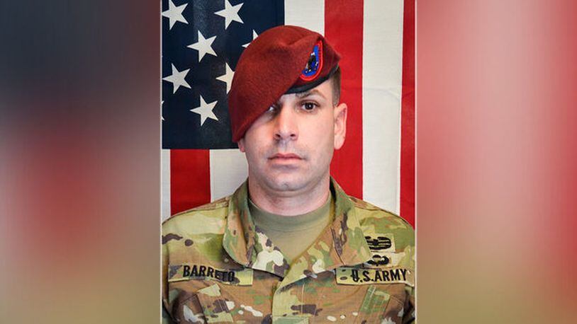 Sgt. 1st Class Elis Barreto-Ortiz, 34, from Puerto Rico, joined the Army in 2010 and had been deployed in Afghanistan for nine months.