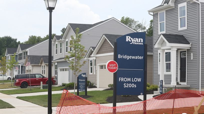 The Bridgewater subdivision in Springfield. The developer DDC Management LLC said the fourth and final phase of the project to bring 226 new homes to the area will start and end in 2022. BILL LACKEY/STAFF