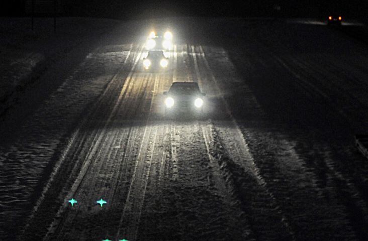 Snow in Clark and Champaign Counties