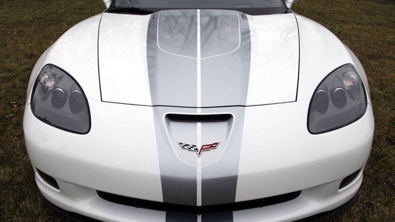 The front of Thomas Murph’s 2013 60th Anniversary Corvette.