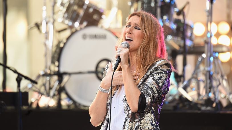 Singer Celine Dion performs on NBC's 'Today' show at Rockefeller Plaza on July 22, 2016 in New York City. (Photo by Michael Loccisano/Getty Images)