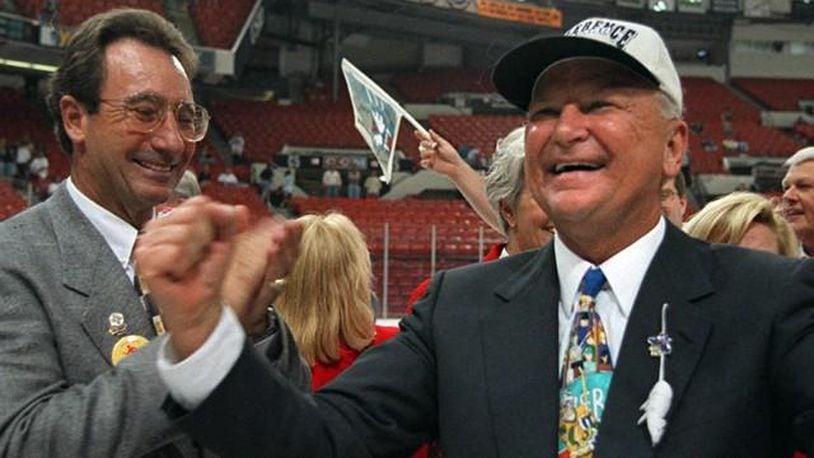 H. Wayne Huizenga owned the Miami Dolphins, Florida Marlins and Florida Panthers, and also founded the Blockbuster Video retail chain.