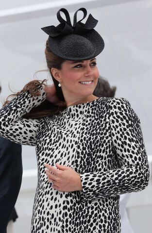 Kate Middleton attends a Princess Cruises ship naming ceremony