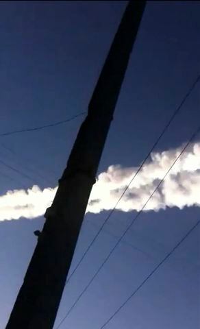 Meteor streaks over Ural Mountain region