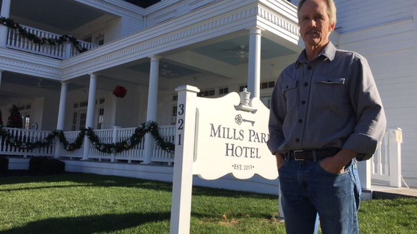 Jim Hammond, owner of Mills Park Hotel, 321 Xenia Ave., Yellow Springs. RICHARD WILSON/STAFF