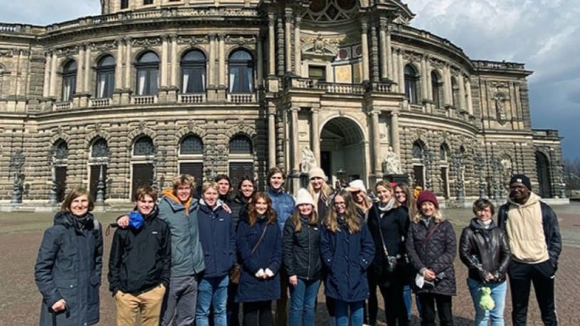 Wittenberg University has added a new major in international business to follow current trends and equip students to solve issues on a global scale. Here, students visited Dresden, Germany in spring semester of 2022. Contributed