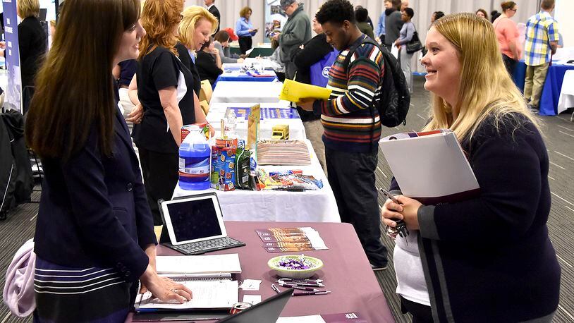 The Chamber of Greater Springfield and OhioMeansJobs will host their annual job fair again this month. Bill Lackey/Staff