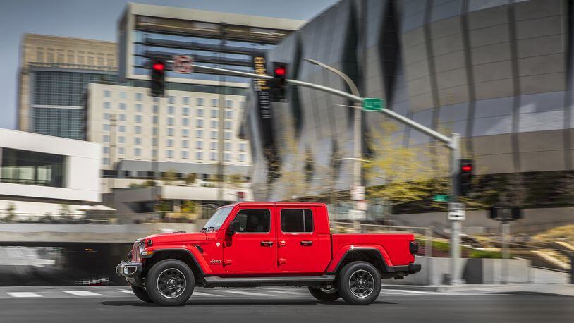 The Toledo-built Gladiator is Fiat Chrysler Automobile s highly anticipated midsize truck revealed at last year s Los Angeles Auto Show. Jeep photo