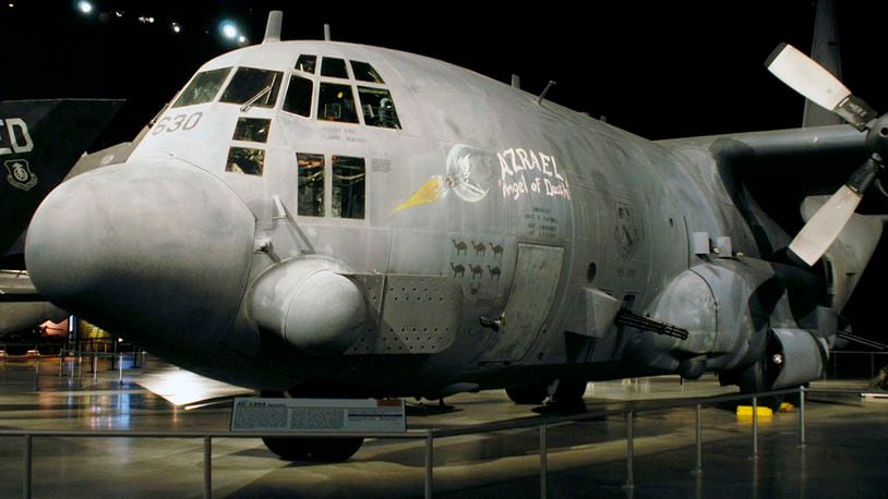 Lockheed AC-130A "Azrael" in the Cold War Gallery at the National Museum of the United States Air Force. U.S. AIR FORCE PHOTO