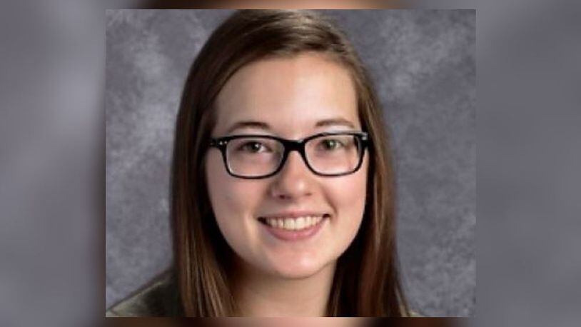 Sara Hess, 15, was killed in November when the car she was traveling in on Ohio 235 was rear-ended and flipped in to a ditch. CONTRIBUTED PHOTO.
