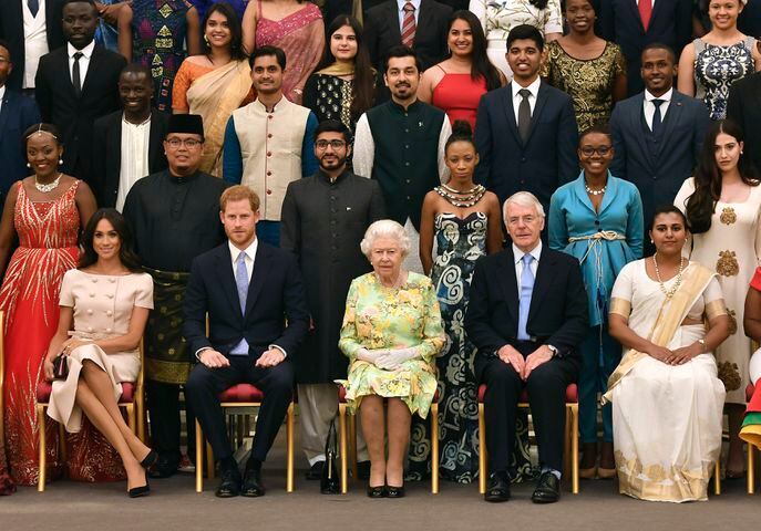 Photos: Meghan Markle, Prince Harry, David Beckham attend Queen’s  Young Leaders ceremony