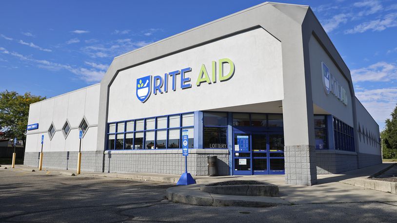 The Rite Aid drug store, located at the intersection of West North Street and South Plum Street Tuesday, Sept. 5, 2023. BILL LACKEY/STAFF