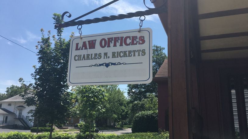Ricketts Law Office was one of many businesses broken into over the weekend.