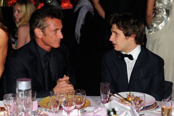 Sean Penn with son Hopper Penn