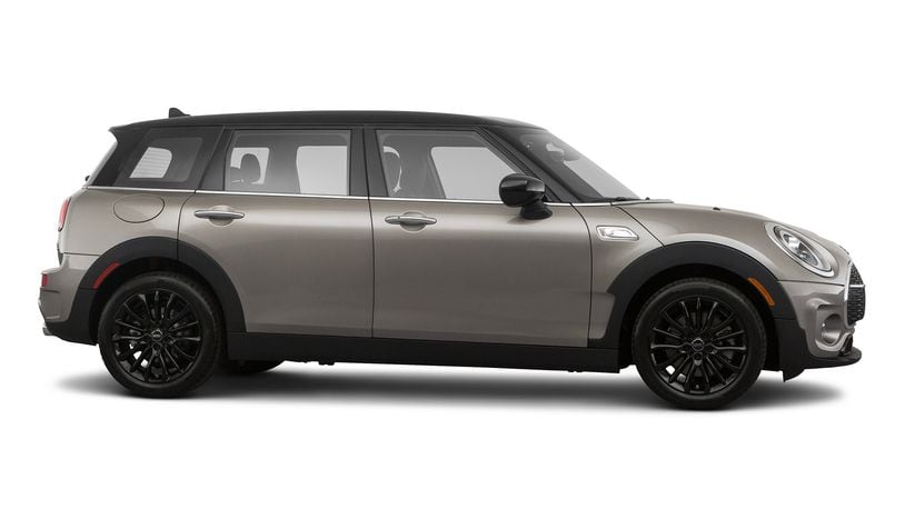 The 2020 Mini Clubman Cooper S comes with a media system with a 6.5-inch display, a leather-wrapped 3-spoke steering wheel, standard seats with Carbon Black Sensatec upholstery, and 17-inch alloy wheels. Metro News Service photo