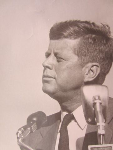 JFK Springfield campaign stop October 1960