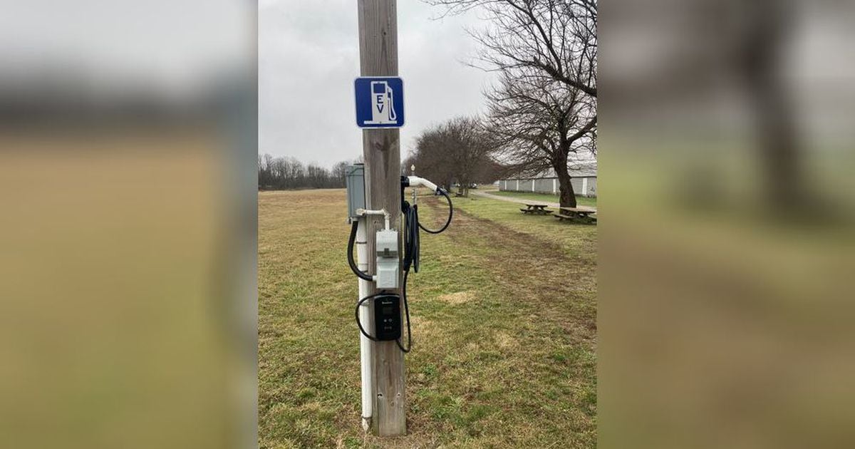 Fish farm in Champaign County installs electric vehicle charging station