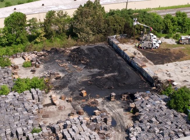 PHOTOS: What Springfield pallet yard looks like after fire