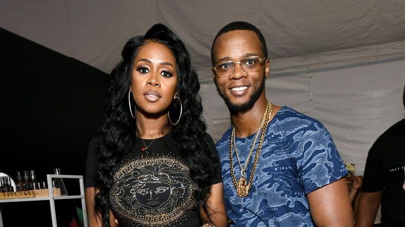 Rappers Remy Ma (L) and Papoose are expecting their first child together.  (Photo by Emma McIntyre/Getty Images for BET)