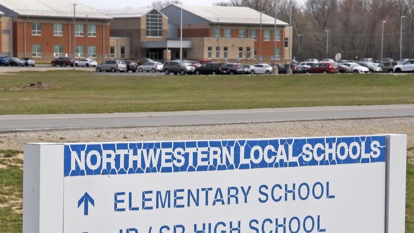 The Northwestern Local Schools campus on Troy Road in Clark County Friday, March 22, 2024. BILL LACKEY/STAFF