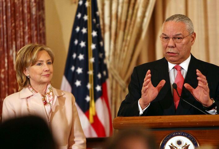 Hillary Clinton, Colin Powell