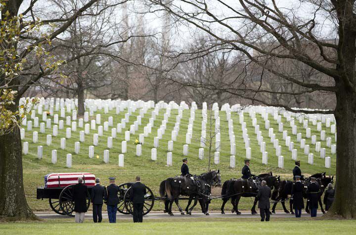Arlington Funeral for soldier killed in Afghanistan