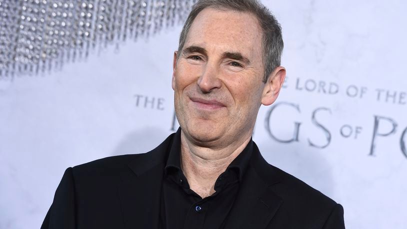 FILE - Andy Jassy, Amazon president and CEO, attends the premiere of "The Lord of the Rings: The Rings of Power" at The Culver Studios on Monday, Aug. 15, 2022, in Culver City, Calif. An administrative law judge ruled Wednesday, May 1, 2024, that Jassy violated labor law by making certain anti-union comments during media interviews two years ago. (Photo by Jordan Strauss/Invision/AP, File)