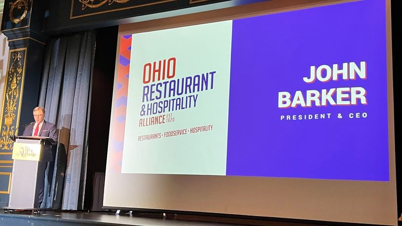 Ohio Restaurant & Hospitality Alliance: President and CEO John Barker introduces a new brand and name for the organization, which was formerly the Ohio Restaurant Association. ALEXIS LARSEN