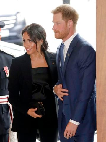 Photos: Prince Harry and Meghan Markle announce baby on the way