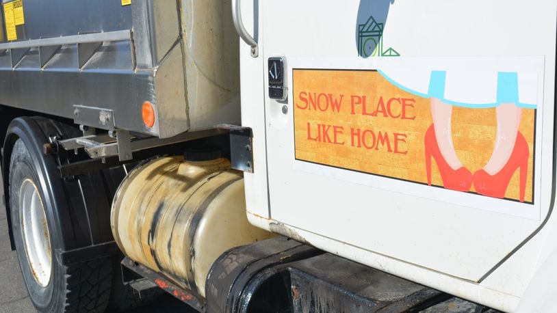 West Chester announced the winners of a Name that Plow contest at a reception on Tuesday, including names like Joe Burrplow, Snow-Be-Gone Kenobi, and Betty WhiteOut. | PROVIDED