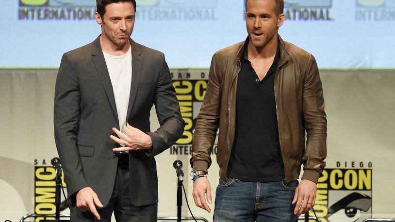 FILE PHOTO: Actors Hugh Jackman (L) and Ryan Reynolds appear onstage at the 20th Century FOX panel during Comic-Con International 2015 at the San Diego Convention Center on July 11, 2015 in San Diego, California.  (Photo by Kevin Winter/Getty Images)