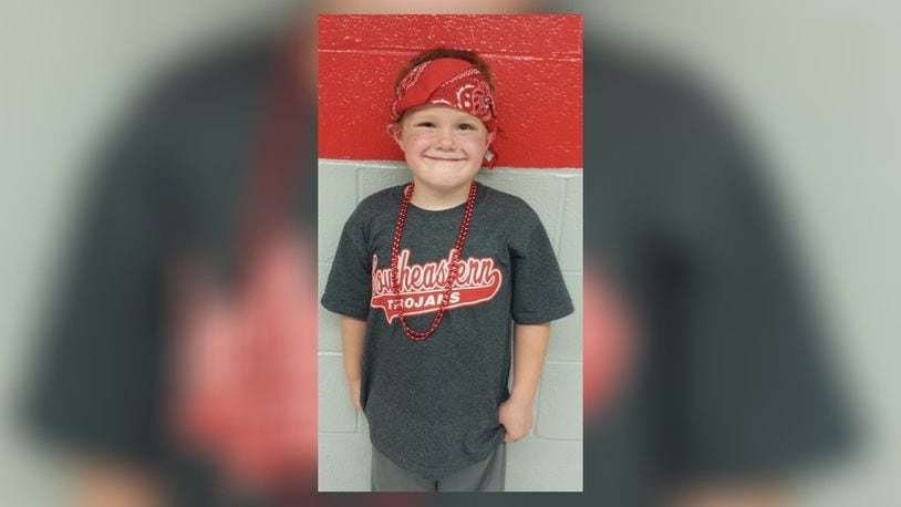 Grady Neff, 8, died last week in a possible bathtub drowning. Visitation services are today at the Clark County Fairgrounds. CONTRIBUTED