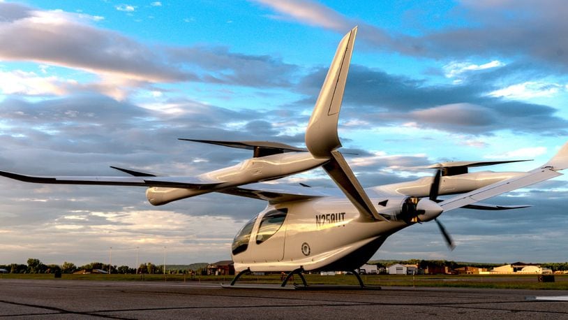 The BETA Technologies' ALIA-250c, an example of an electric Vertical Takeoff and Landing (eVTOL) aircraft.