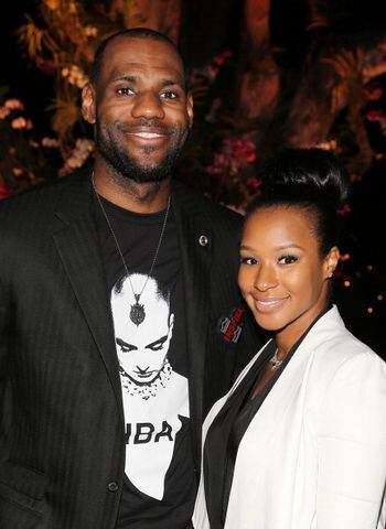 LeBron James met his fiancée Savannah Brinson in high school in Akron, Ohio