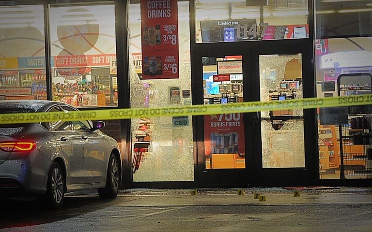 One dead, one in hospital after shooting at Springfield gas station