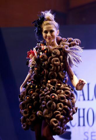 Chocolate fashion shows in South Korea, China