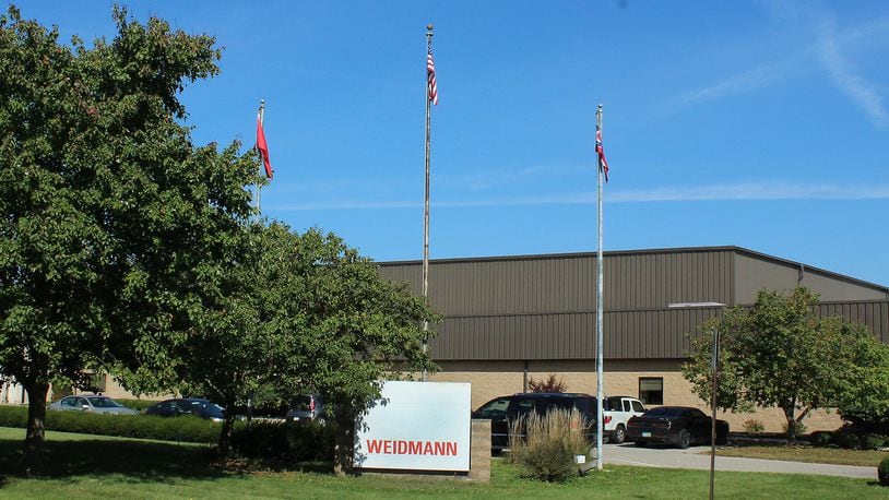 Weidmann Electrical Technology, Inc. is moving ahead with an expansion that will add about 2,600 square feet to its facility in Urbana and add roughly 20 JEFF GUERINI/STAFF