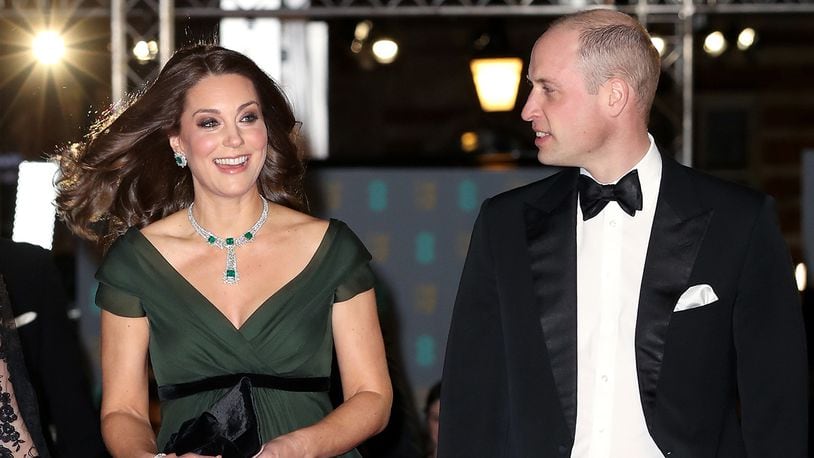 LONDON, ENGLAND - FEBRUARY 18:  Prince William, Duke of Cambridge and Catherine, Duchess of Cambridge attend the EE British Academy Film Awards (BAFTA) held at Royal Albert Hall on February 18, 2018 in London, England.  (Photo by Chris Jackson - WPA Pool/Chris Jackson/Getty Images)