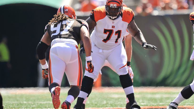 The Bengals put tackle Andre Smith on injured reserve on Wednesday. JAMIE SABAU/GETTY IMAGES