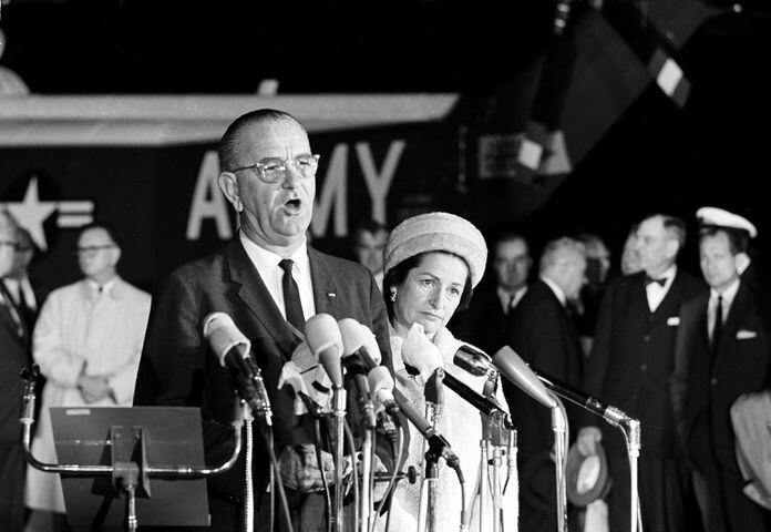 Lyndon Baines and Lady Bird Johnson