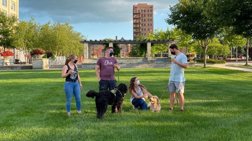 Dogs and owners can enjoy a night out together when the Downtown DORA Night Series celebrates the Dog Days of Summer on Thursday in downtown Springfield. Contributed photo
