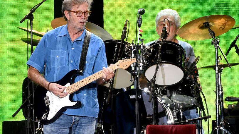 Guitar legend Eric Clapton's first full-length Christmas album will be released Oct. 12.