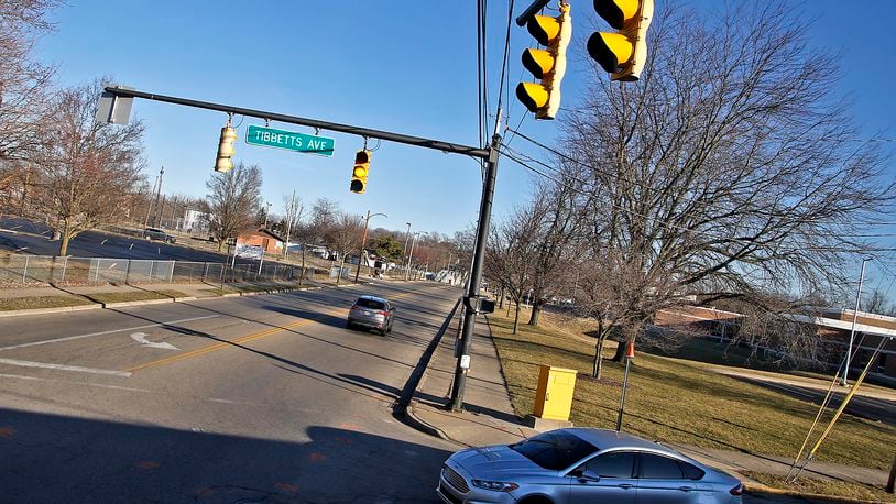 The City of Springfield is planning to remove the traffic light at the intersection of Selma Road and Tibbetts Avenue. BILL LACKEY/STAFF