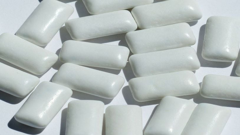 Stock photo of chewing gum