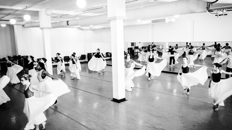 A dance called “Shackles” being rehearsed for the Gary Geis tribute concert. LORI COMMON/CONTRIBUTED