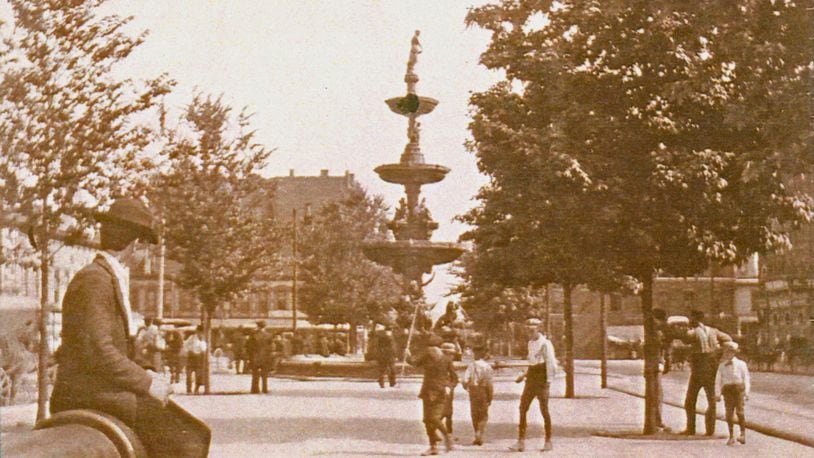 This photo from around 1900 shows people enjoying a beautiful day around the Esplanade. PHOTO COURTESY OF THE CLARK COUNTY HISTORICAL SOCIETY