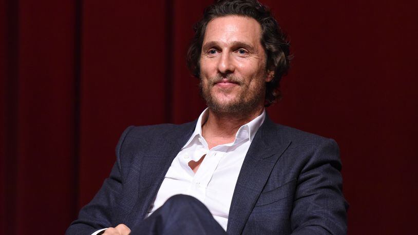 LOS ANGELES, CA - NOVEMBER 09: Actor Matthew McConaughey speaks during a Q&A at TWC-Dimension Celebrates The Cast And Filmmakers Of 'Gold' on November 9, 2016 in Los Angeles, California. (Photo by Vivien Killilea/Getty Images for TWC-Dimension)