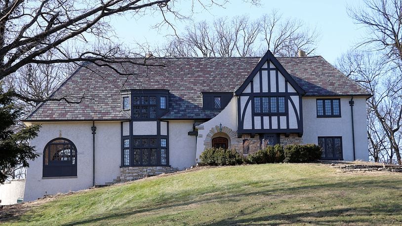 Located on the highest point in Oakwood, this stately Tudor was once the home of the Chryst family. Contributed photos