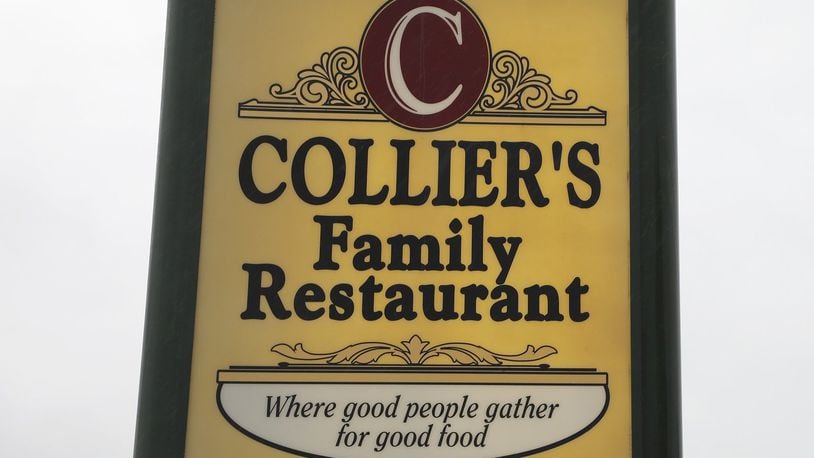 Collier’s Family Restaurant sign. BILL LACKEY/STAFF