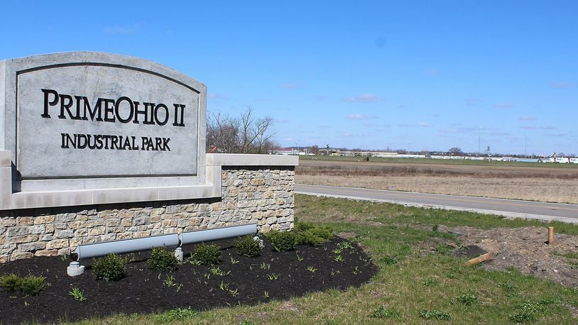 The Prime Ohio II industrial park near the Interstate 70 and Ohio 41 interchange was developed by the CIC, which just received a clean state audit. The CIC sold part of the land at the industrial park for a new Love’s travel stop, the audit says. JEFF GUERINI/STAFF